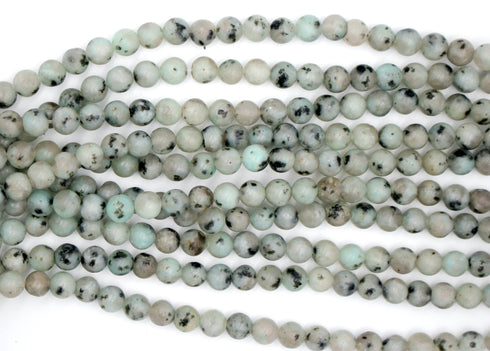 Lotus Jasper Gemstone Beads, 6mm, Round